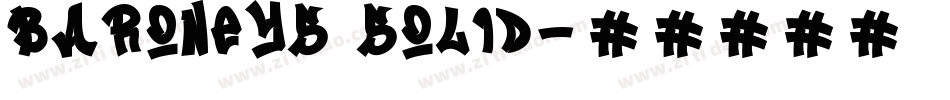 Baroneys Solid字体转换